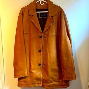 Wilsons Leather Jacket - Butterscotch Brown - XL - Brand new, never been worn